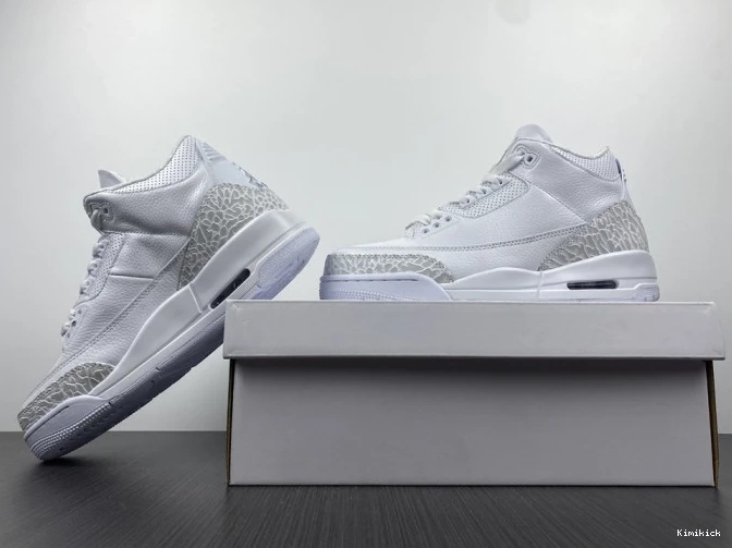 Air Retro 3 952 Jordan White' 'Triple GoodFit PS 429487- 0619